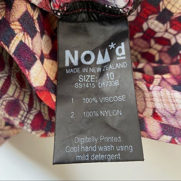 Nomad -made In New Zealand Mixed Print Mini Dress - Picture 8 of 8